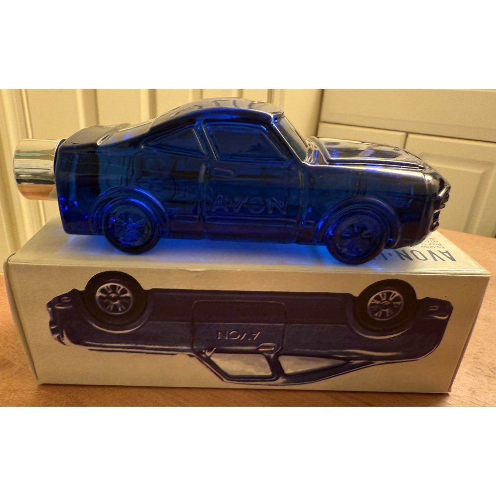 Avon Mesmerize Limited Edition Sports‎ Car Cologne Decanter New